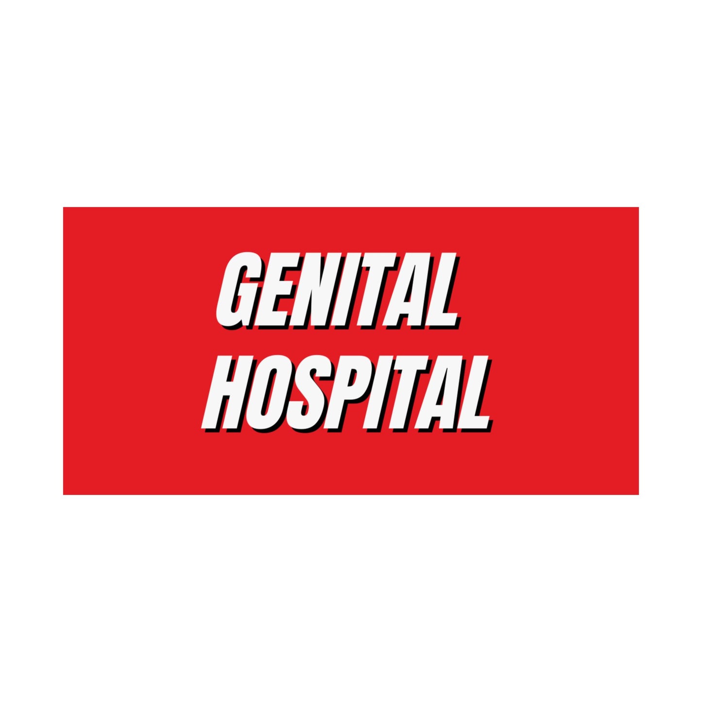 "Genital Hospital" Matte Poster